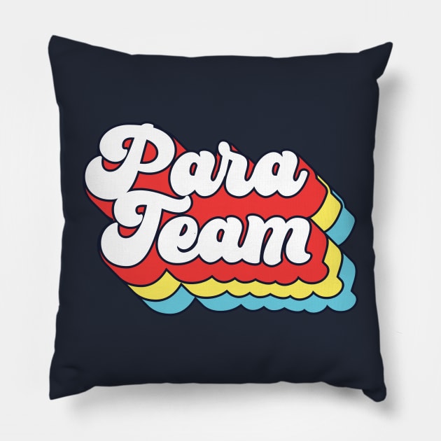 Para Team Pillow by Bacon Loves Tomato