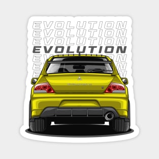 Lancer EVO IX GT (Monte Carlo Yellow) Magnet