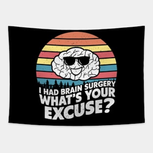 Brain Surgery Survivor Post Cancer Tumor Recovery Tapestry