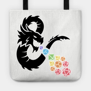 8 Shaped Dragon Rainbow Dice Fire Tote