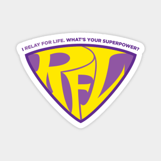 I Relay for Life - Wonder Twins Magnet