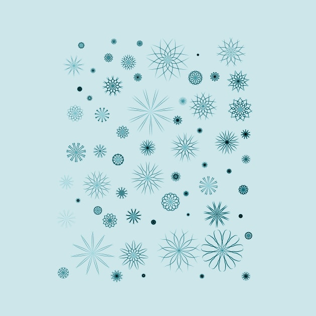 Abstract Snowflakes by EverydayEnby