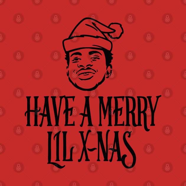 Discover Have a merry Lil X-Nas funny ugly Christmas Sweater Rap and hip hop pun - Black Christmas - T-Shirt