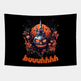 Buuhhhh-Halloween Haunt Tapestry