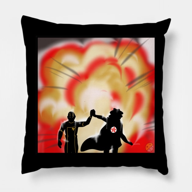 NSP Awesome Explosion Pillow by ArtOfTheNerd