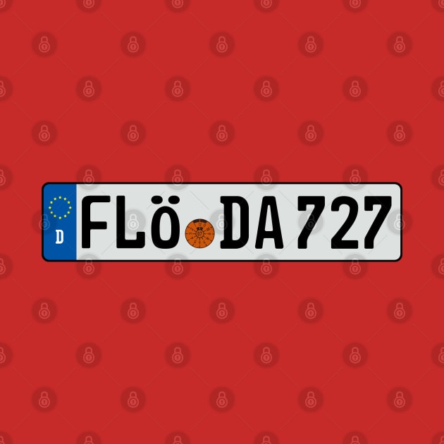 FLORIDA 727 Euro Plate Design by CreativePhil