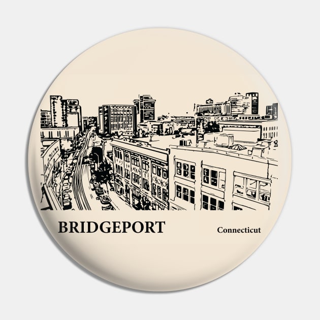 Bridgeport - Connecticut Pin by Lakeric