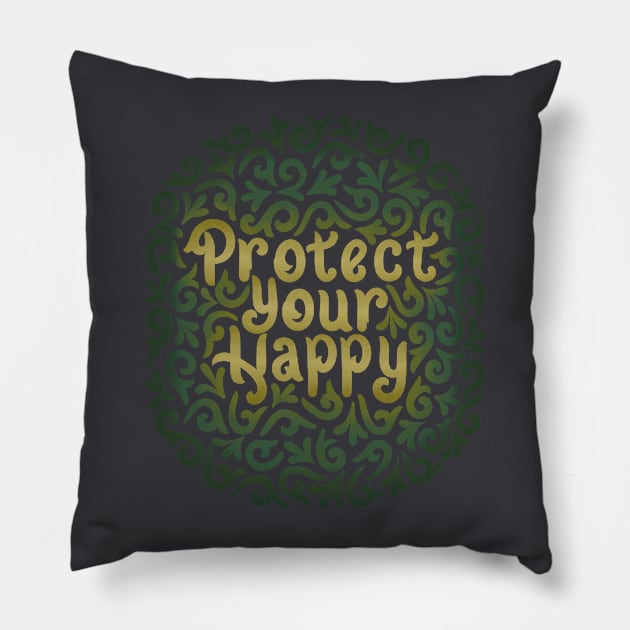 protect your happy Pillow by InisiaType