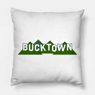 The Bucktown Sign Pillow