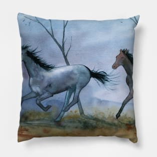 Wild horses Pillow