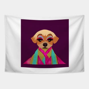 Drag queen dog Tapestry