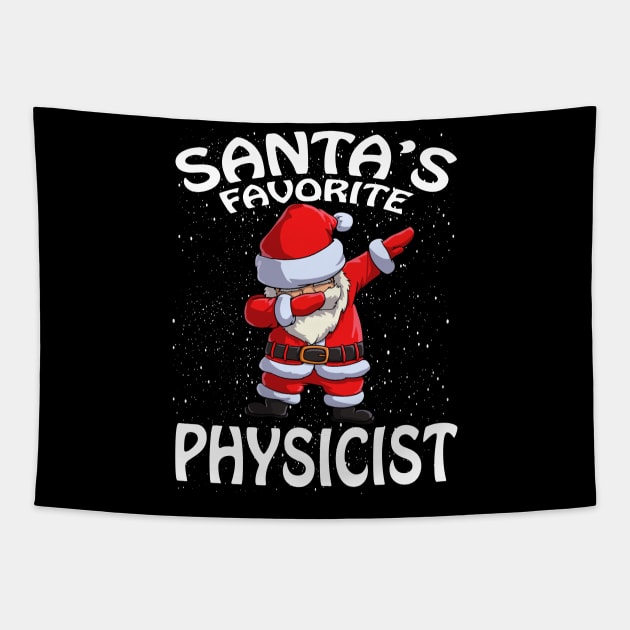 Santas Favorite Physicist Christmas Tapestry by intelus