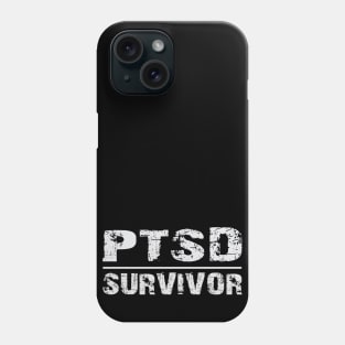 PTSD Survivor Premium T-Shirt Model B Phone Case