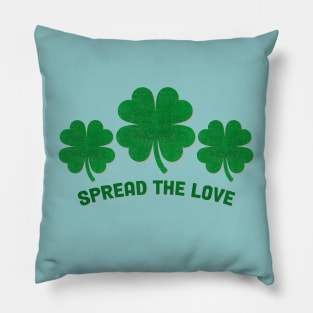 st patricks spread the love Pillow