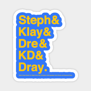 Death Lineup Version 2.0 Magnet