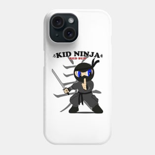 Kid Ninja Red Sun - Anime Manga Phone Case