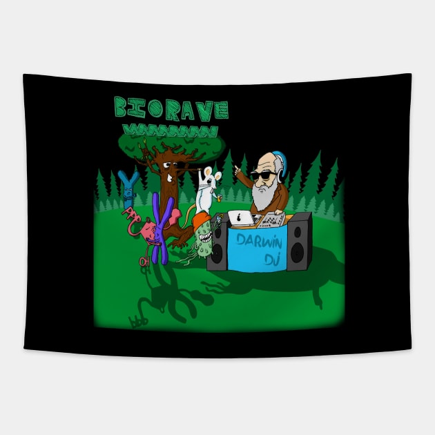 BioRave Tapestry by lleganyes