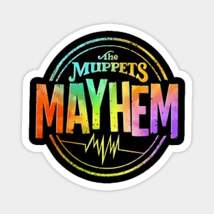 the muppet mayhem logo Magnet