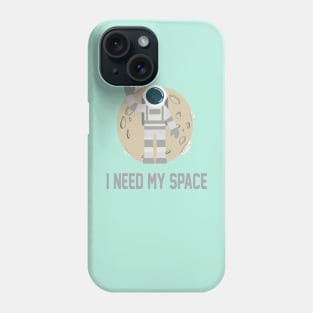 Astronaut with a moon Phone Case