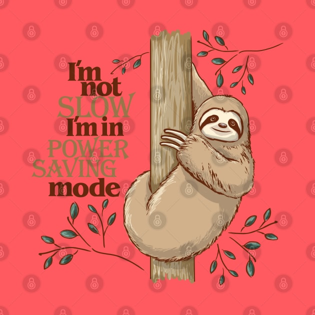 Sloth in Power Saving Mode by ElephantShoe