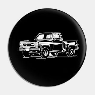 Gmc truck dark edddition 1976 Pin