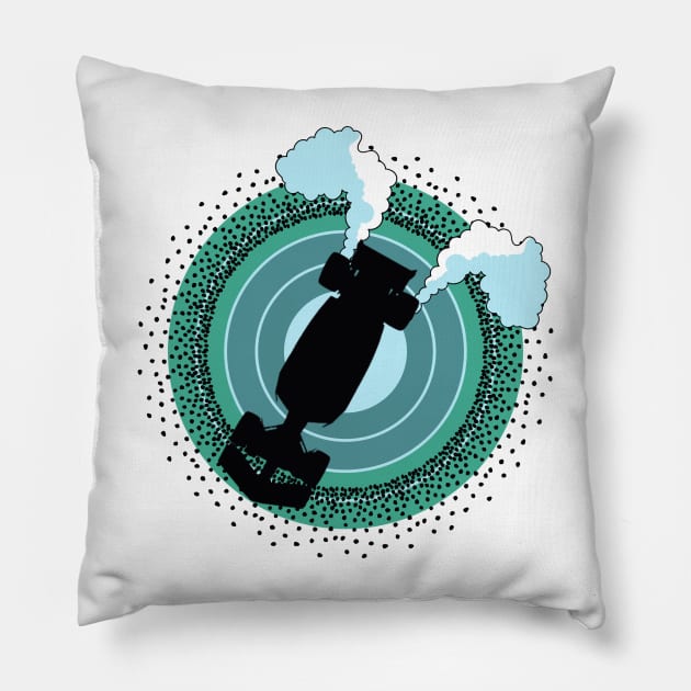 Formula Donuts Pillow by Worldengine