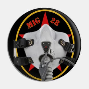 Fighter Pilot Mask MIG Pin