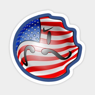 american flag of united states of america Magnet