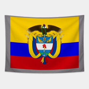 Colombia coat of arms flag Tapestry