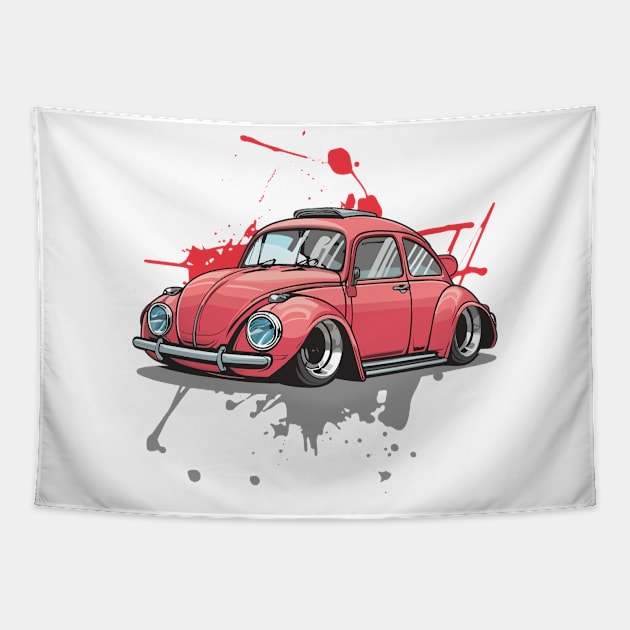 Customized Classic Cars Tapestry by irfankokabi