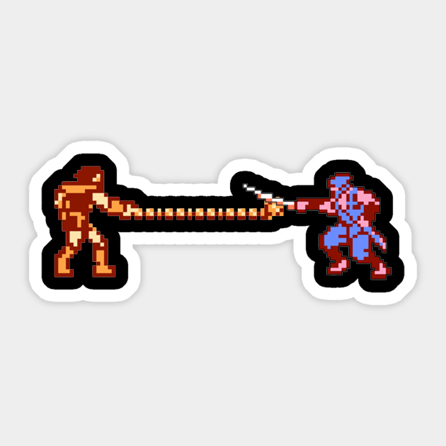 Simon vs Ryu - Nintendo - Sticker