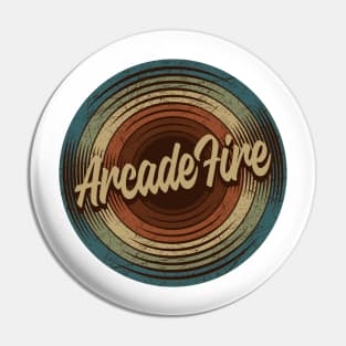 Arcade Fire Vintage Vinyl Pin