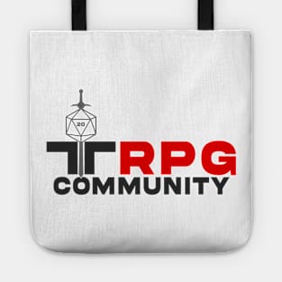 TTRPG Community logo (Light T-Shirt) Tote