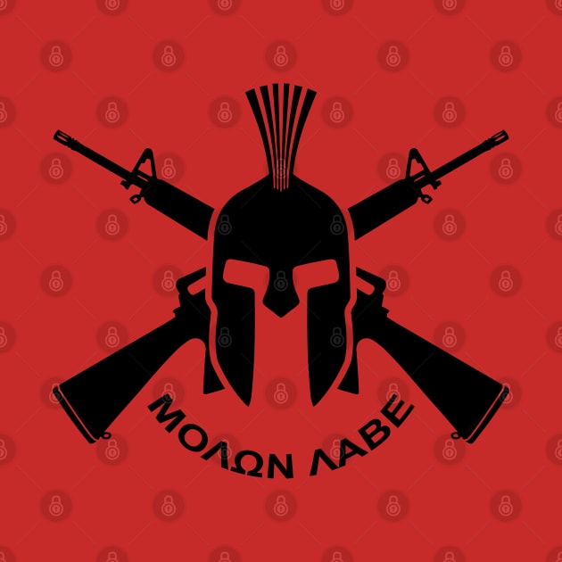 Mod.21 Molon Labe Greek Spartan by parashop