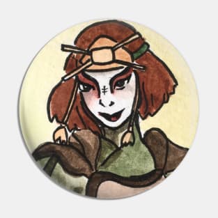 The Last Paintbender: Suki Avatar Watercolour Pin