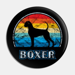 Boxer Vintage Design Dog Pin