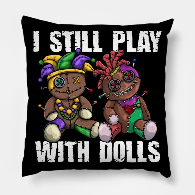 Voodoo Doll Halloween Pillow by KAWAIITEE