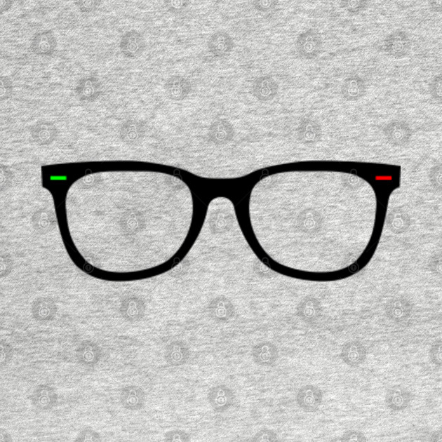 Discover Cool Horn Rimmed Nerd Glasses With Black Frame For The Inner Geek In All Of Us Design - Glasses - T-Shirt