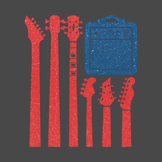 Rock n Roll - USA Flag by StudioGrafiikka