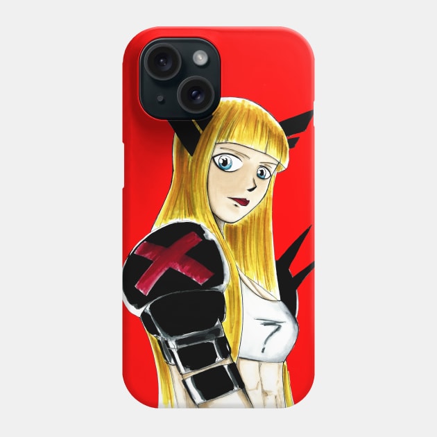 red magik, inferno's illyana rasputin Phone Case by jorge_lebeau