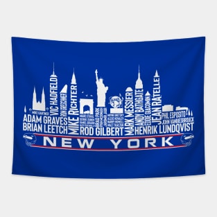 New York Hockey Team All Time Legends, New York City Skyline Tapestry