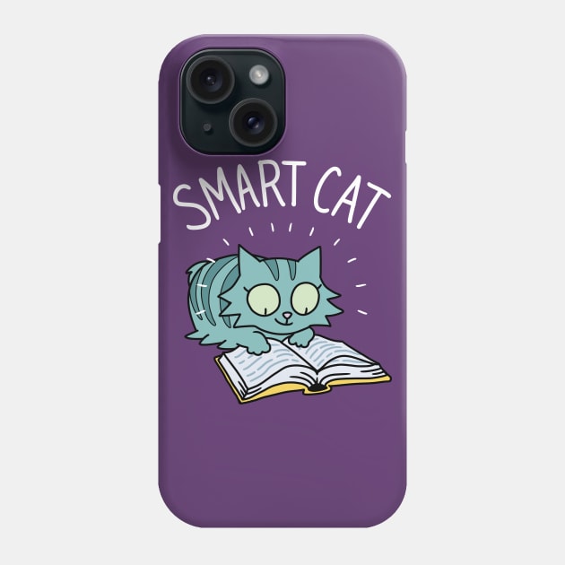 Smart Cat Phone Case by spacecoyote