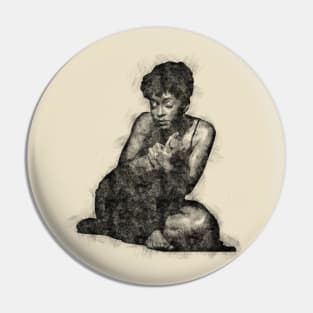 Vintage Anita Baker Pin