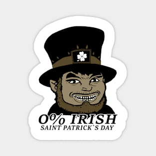 0% St. Patrick's Day Magnet