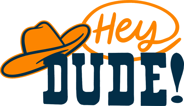 Hey Dude! Kids T-Shirt by sombreroinc