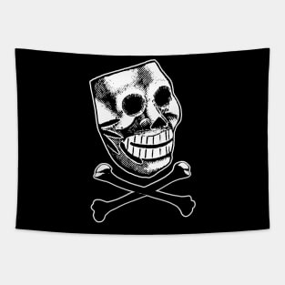 Mask and Crossbones Tapestry