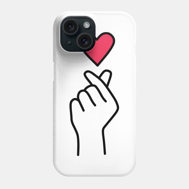 Cute Love Sign Phone Case by giantplayful