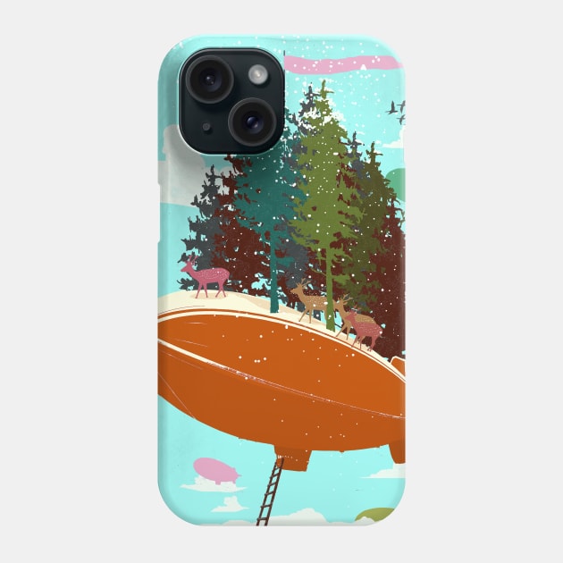 FOREST BLIMP Phone Case by Showdeer