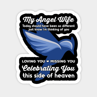 My Angel Wife Blue Jay 2 Magnet