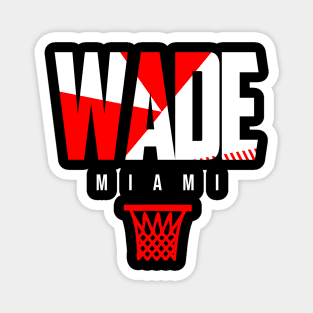 Wade Miami Basketball Magnet